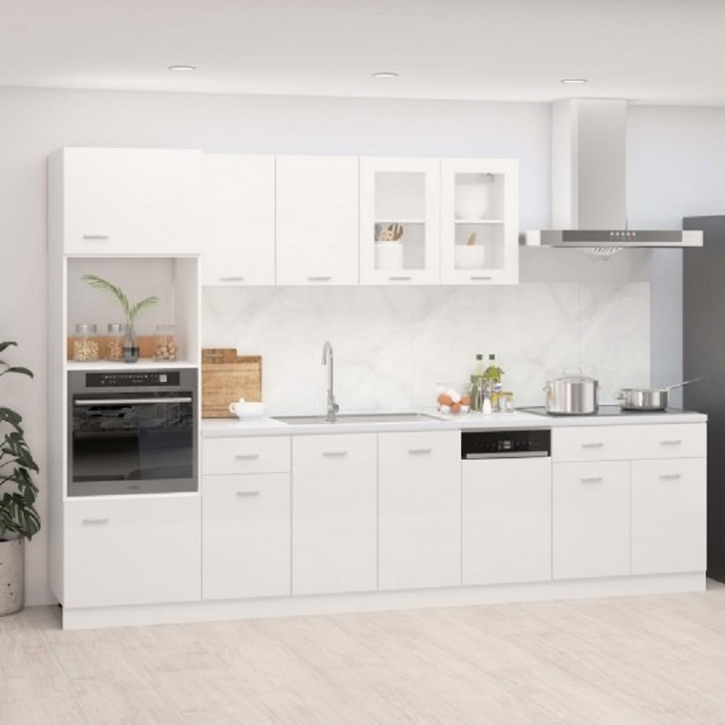 Amoblamiento de cocina Clasic con apertura por tirador