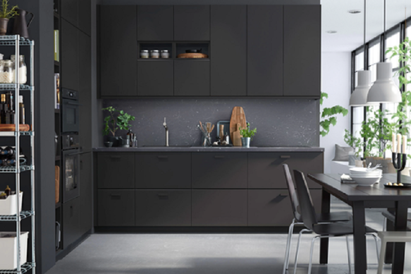 Amoblamiento de cocina premium con apertura por tirador